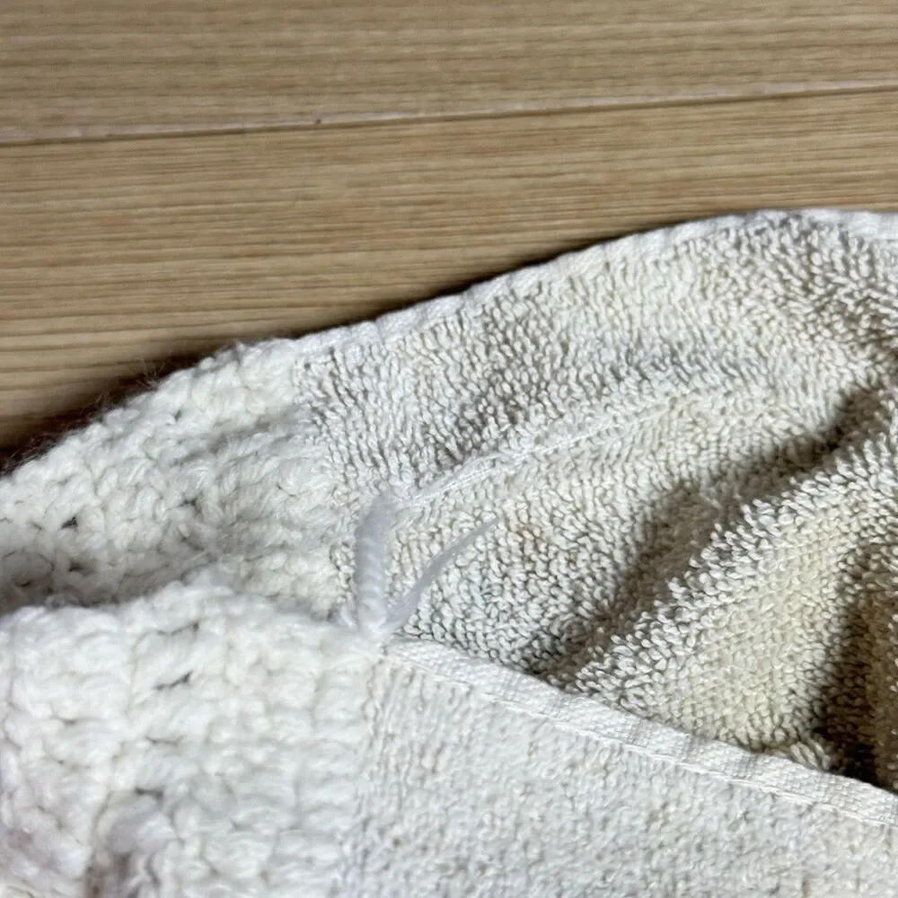 Vintage 1970's Cannon Merry Mushroom & Butterflies Hand Kitchen Towel Lot Of 3